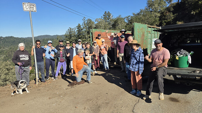 2026 10 24 trash clean up on North NRG dumpster Manu