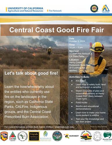 Central Coast Good Fire flyer A4